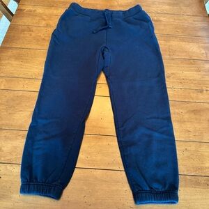 Alternative Men's Navy Fleece-lined Joggers Size Medium